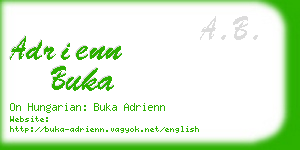 adrienn buka business card